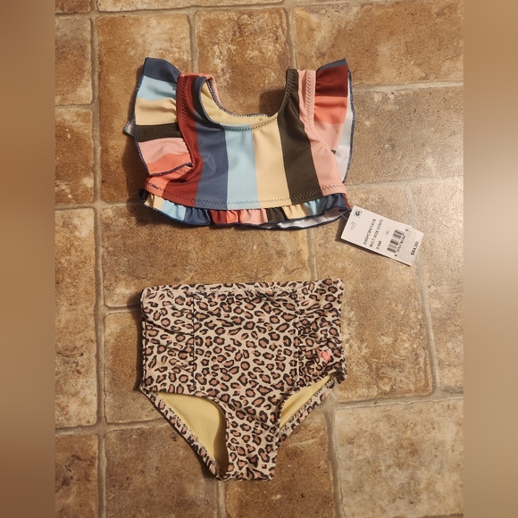 Pink Chicken Girls' Elsie Two Piece Swimsuit 3-6M - Picture 2 of 7